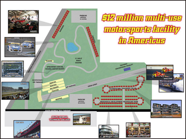 Georgia track map